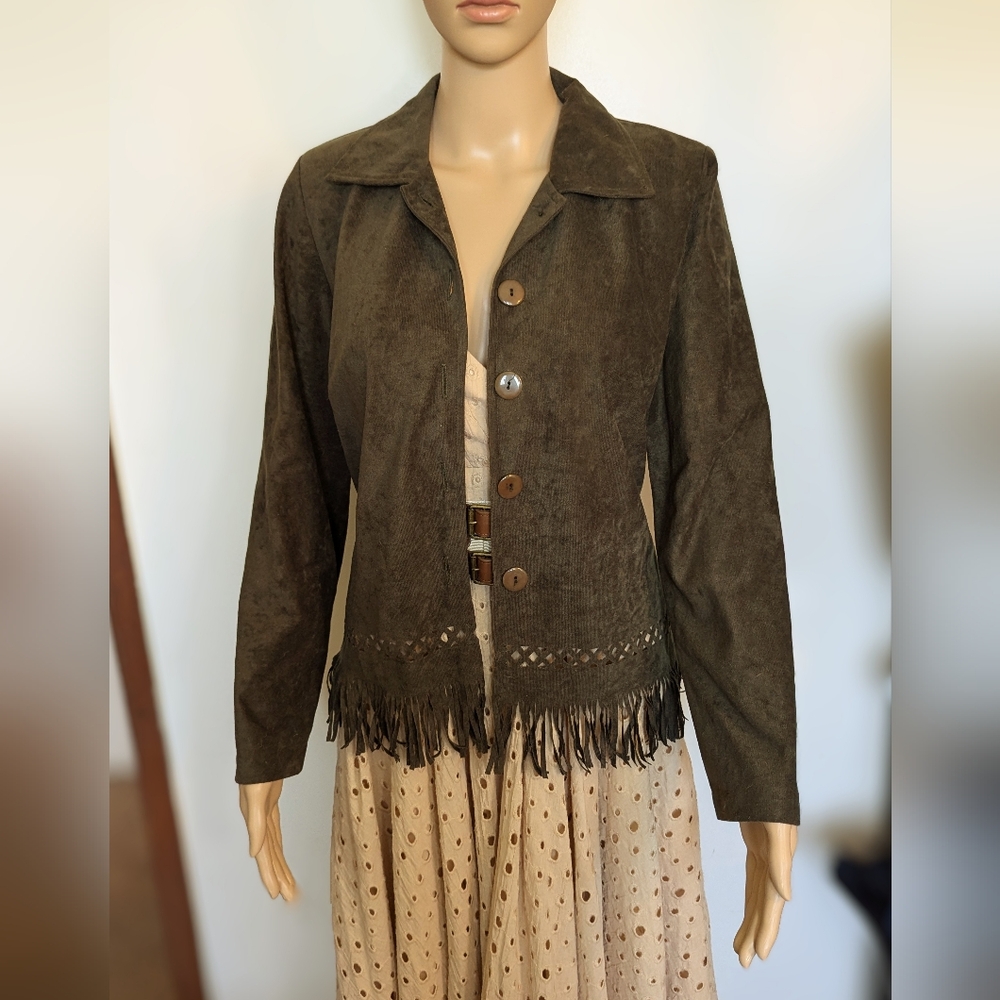 Vintage Lightweight Fringe Jacket